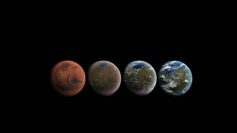Obrazy SpaceX rekultywacji Marsa.  Zdjęcie: SpaceX