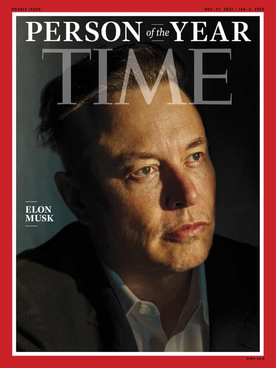 Elon Musk na okładce kolejnego numeru magazynu Time.