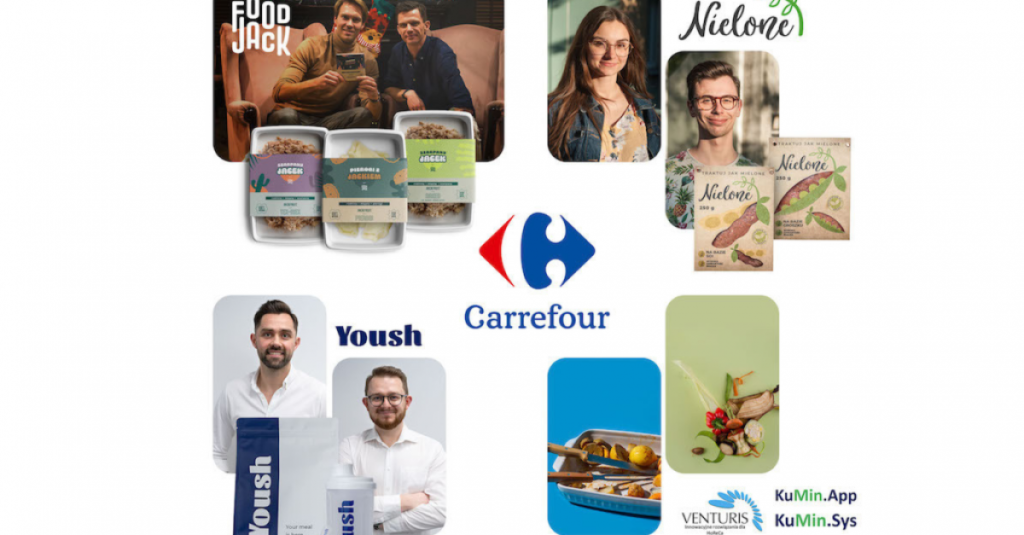Carrefour inwestuje w cztery polskie startupy technologii żywności