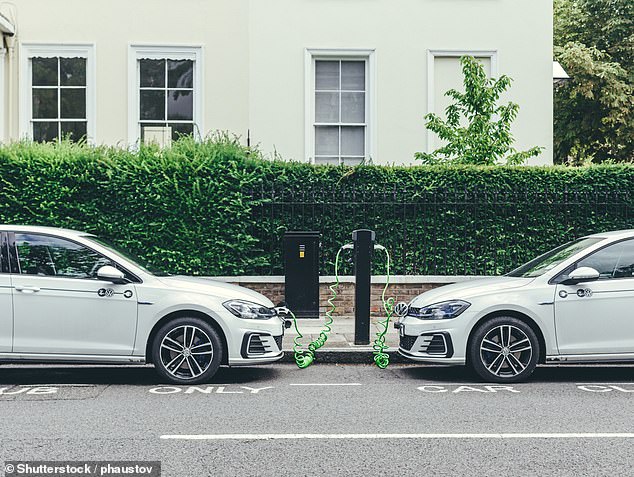 Mniej niż jedna na pięć ładowarek do pojazdów elektrycznych zainstalowanych w zeszłym roku była wydana w trybie przyspieszonym – zagrażając celowi zakazu sprzedaży nowych samochodów benzynowych i wysokoprężnych do 2030 roku. nie ma wystarczająco dużo sposobów, aby się spakować.Szybko (dwa białe Volkswageny Golf GTE ładowane na londyńskim punkcie ładowania)