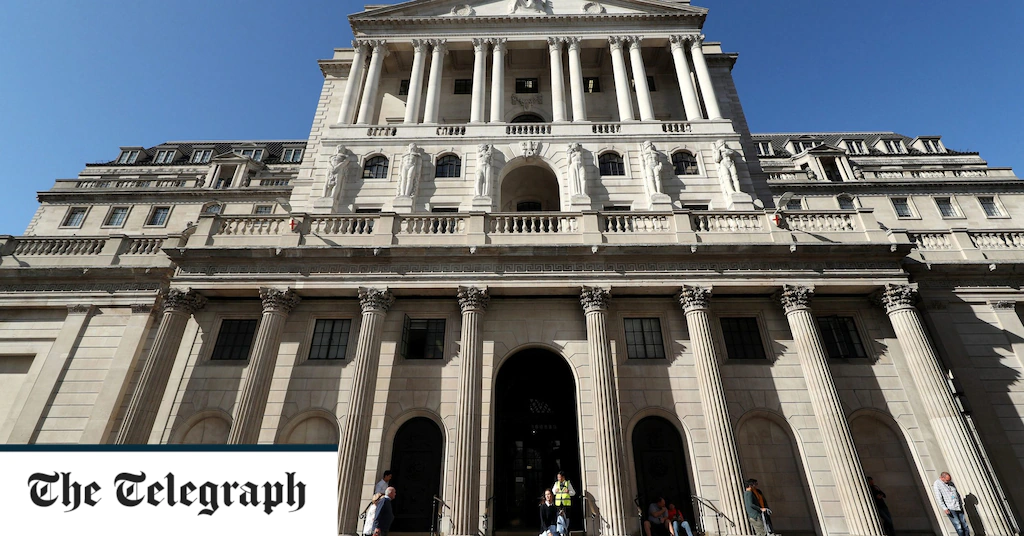 Poskromienie hiperinflacji może zmusić Bank Anglii do załamania gospodarki